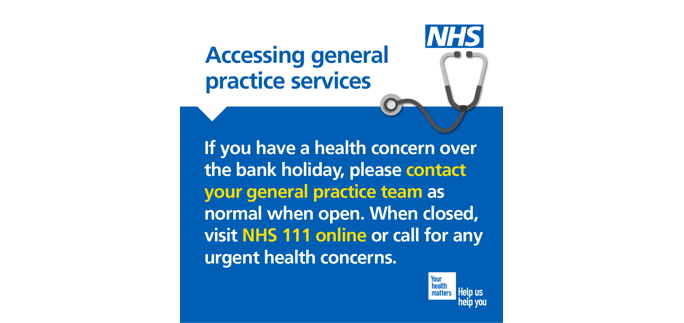 How to access NHS services over the Easter bank holiday