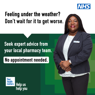 Feeling under the weather - Pharmacy