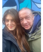 A Selfie Paul Kyte Took With His Daughter Mollyann Just After He Was Told He Was Cancer Free