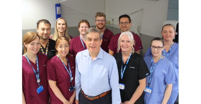 Millionth Patient David Titchfield With Staff