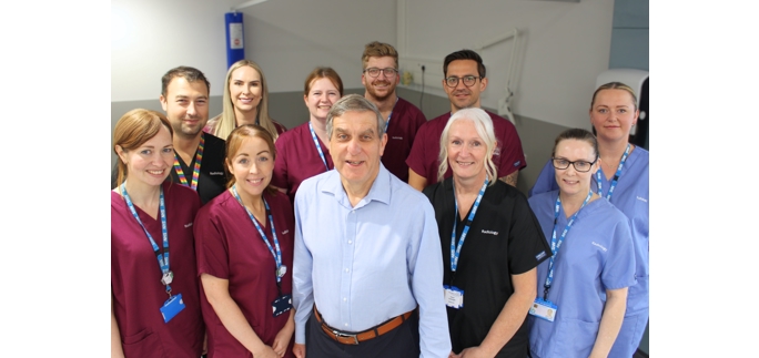 Millionth Patient David Titchfield With Staff