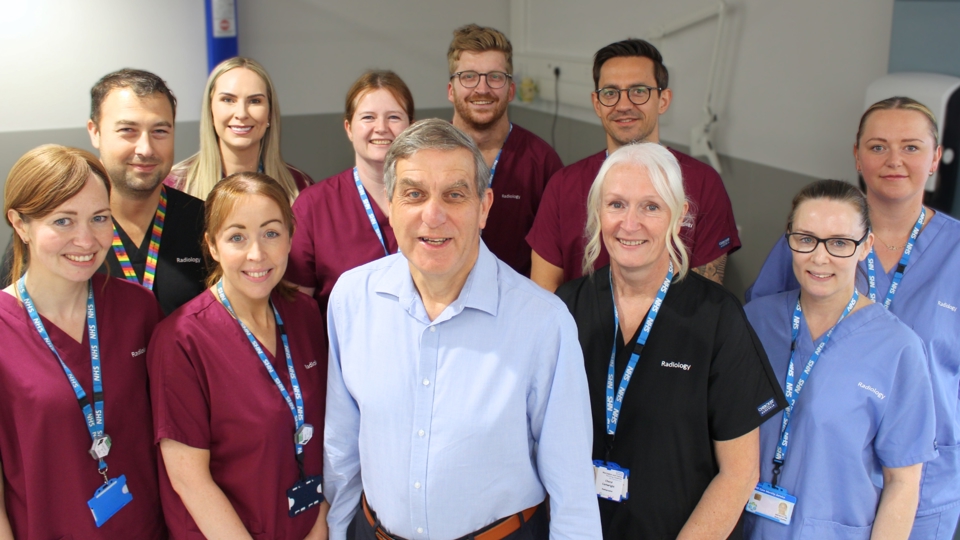 Millionth Patient David Titchfield With Staff